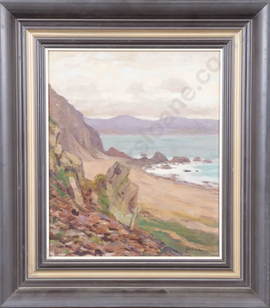 Nugent Welch (1881-1970) - Coastal Landscape Image 1++