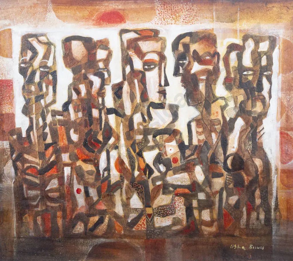 Usha Biswas (1940 - 2018) - Metamorphosis Image 1++