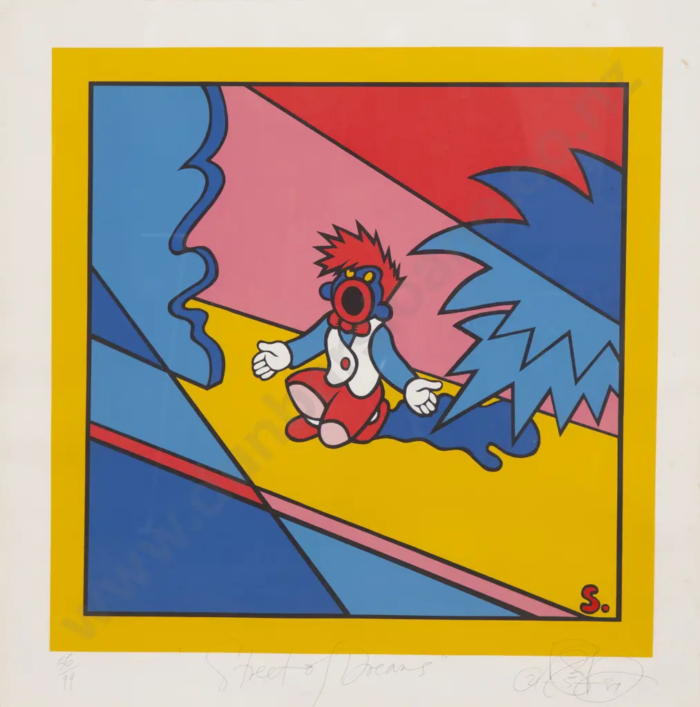 Martin Sharp (Australian 1942 - 2013) - Street Of Dreams Image 1++