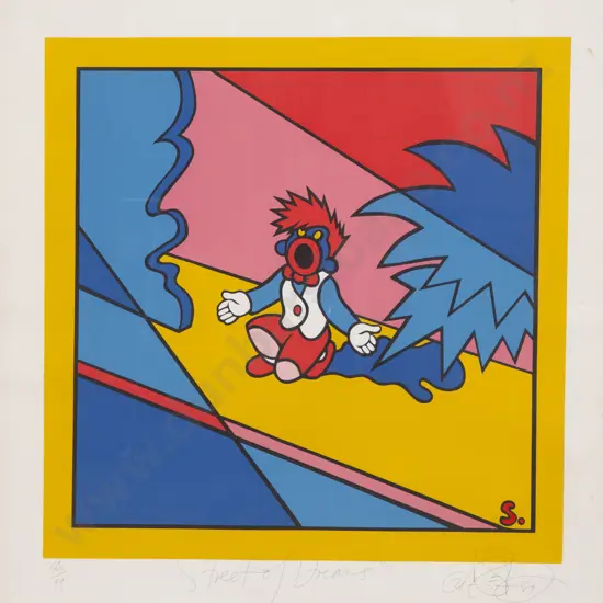 Martin Sharp (Australian 1942 - 2013) - Street Of Dreams