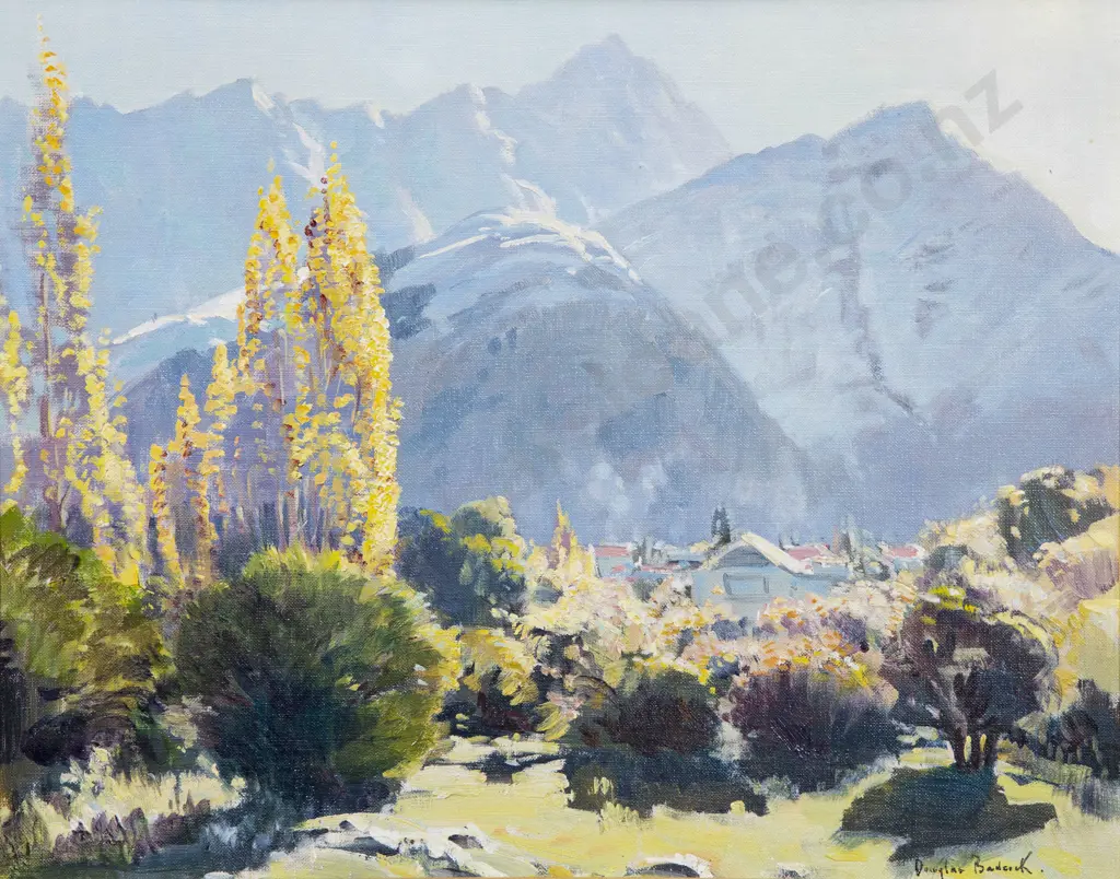 Douglas Badcock (1922 - 2009) - South Island Landscape Image 1++