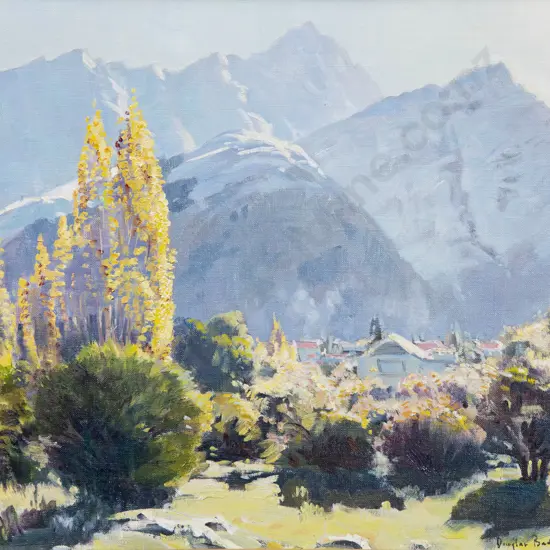 Douglas Badcock (1922 - 2009) - South Island Landscape