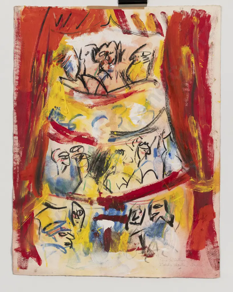 Piera McArthur (b 1929) - Bolshoi Theatre - Moscow (Unframed) Image 1++