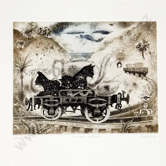 Gary Tricker (1938 - 2021) - Silver Express (unframed)