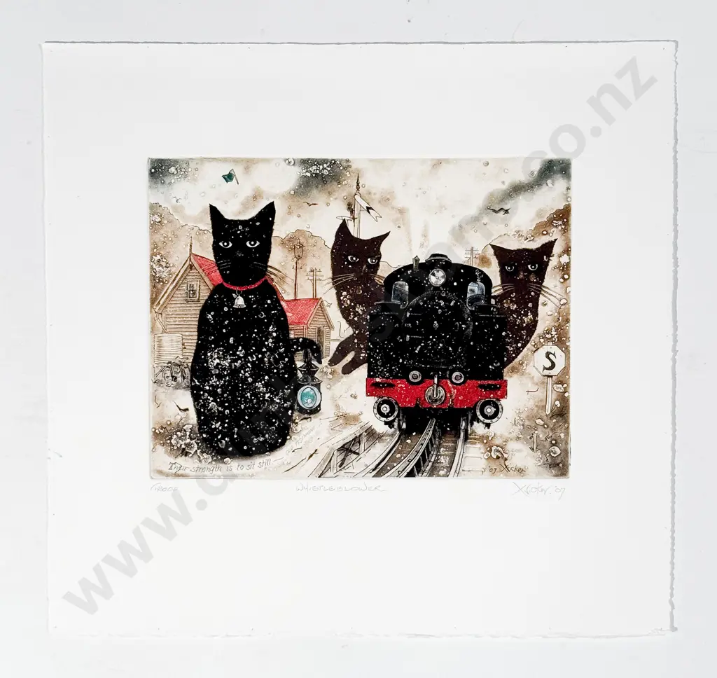 Gary Tricker (1938 - 2021) - Whistleblower (unframed) Image 1++