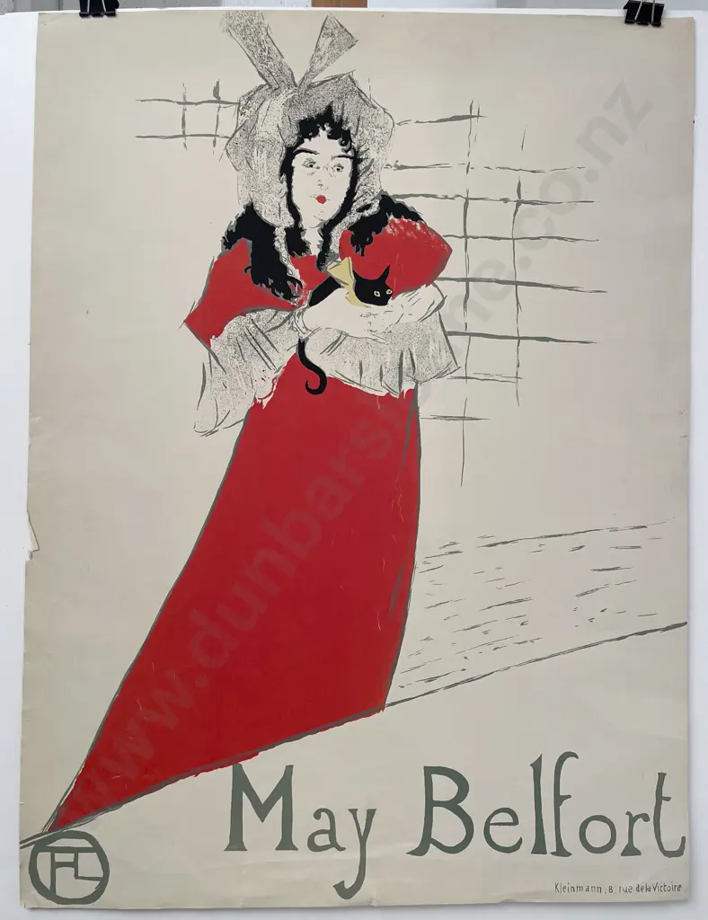After Toulouse Lautrec - May Belfort (unframed) Image 1++