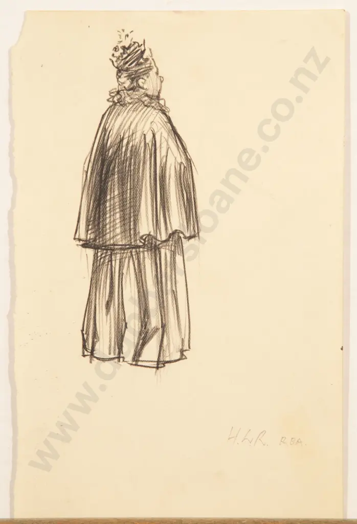 Harry Linley Richardson (1878 - 1947) - Woman Seen From The Back Image 1++