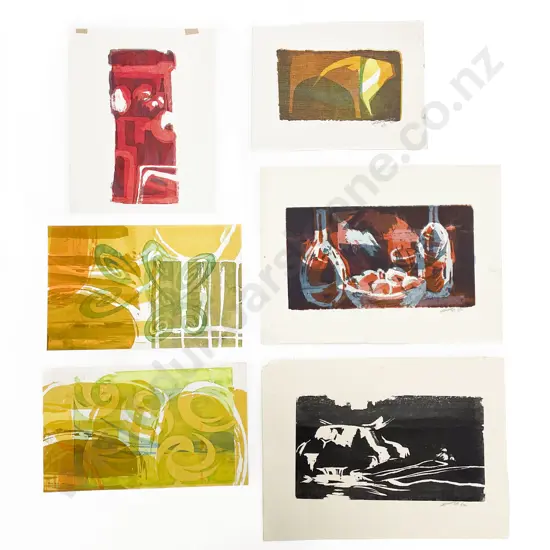 Les Finch (1940 - 2020) - Six Assorted Screenprints (Unframed)