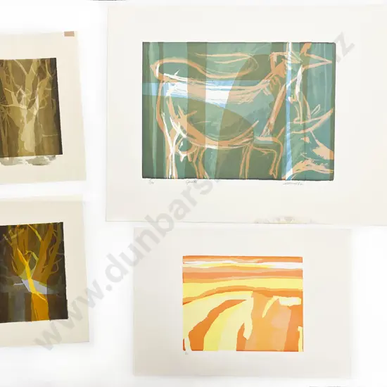 Les Finch (1940 - 2020) - Four Screenprints (Unframed)