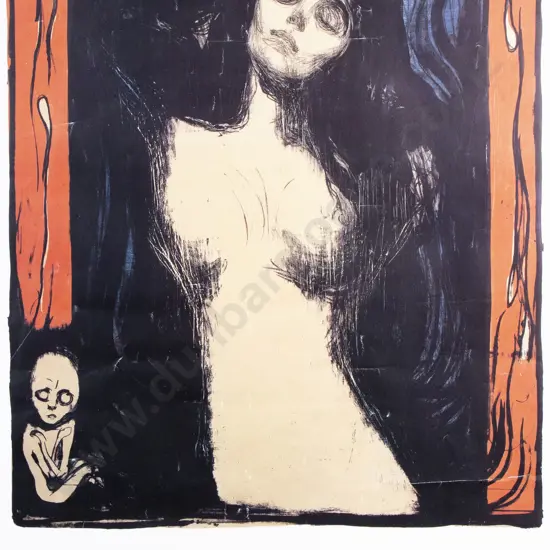 Edvard Munch 'Death and Desire' NZ Touring Exhibition Promotional Poster