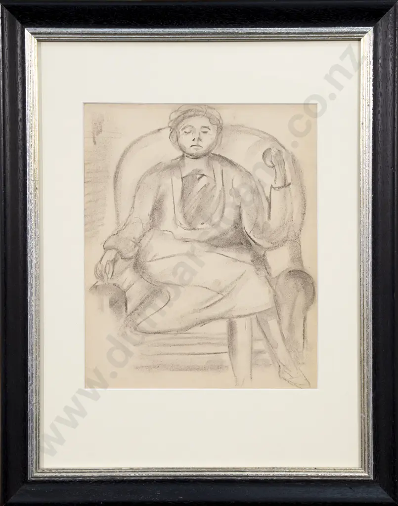Attributed Hilda Wiseman (1894 - 1984) - Seated Woman Image 1++
