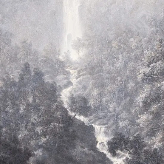 Val Delaware - Landscape with Waterfall