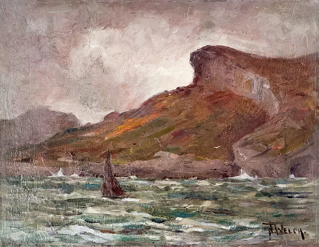 Nugent Welch (1881 - 1970) - Coastal Scene Image 1++