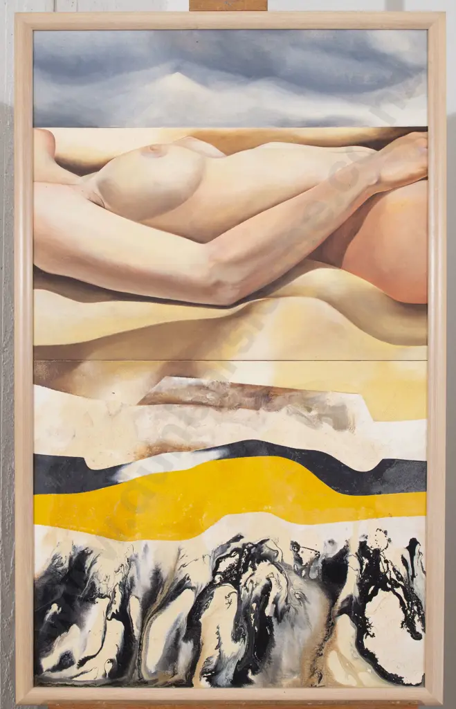 Unknown Artist - Nude over Landscape Image 1++