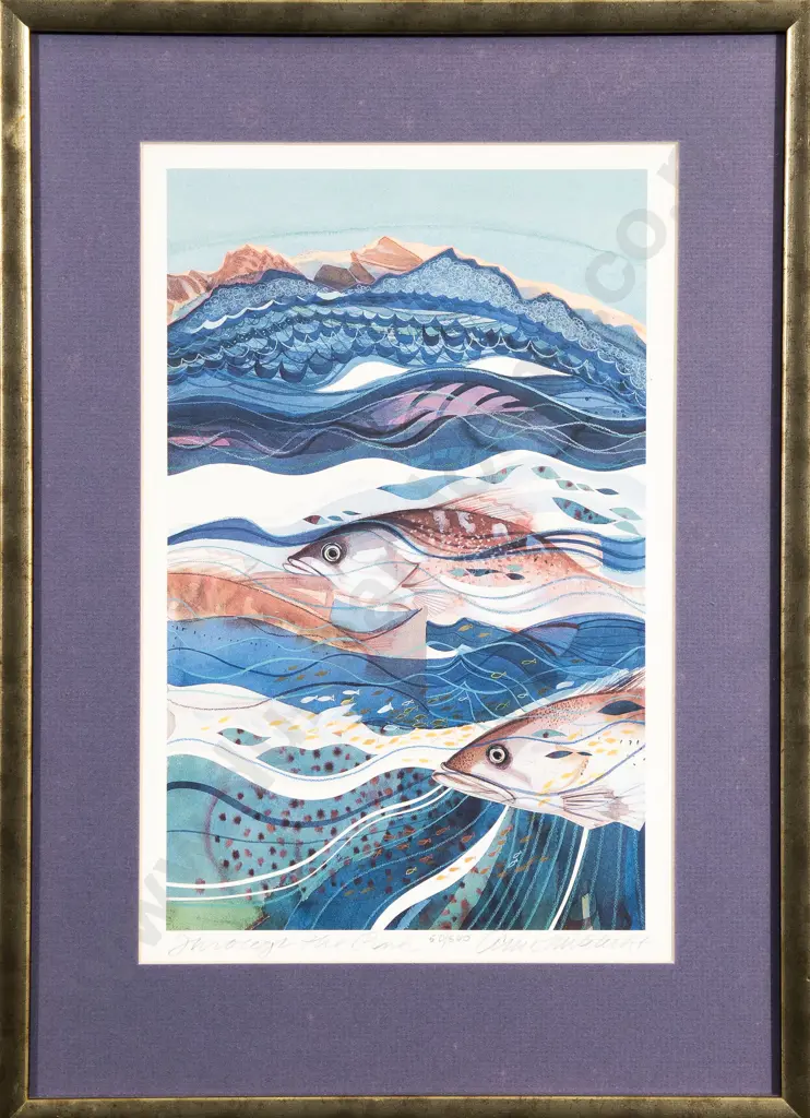 Ann Miletich (American b 1954) - Through the Pink Image 1++