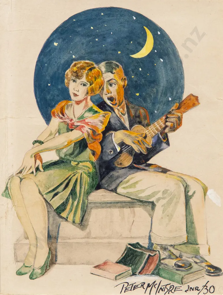 Peter McIntyre (1910 - 1995) After Norman Rockwell - Carefree Days Ahead Image 1++