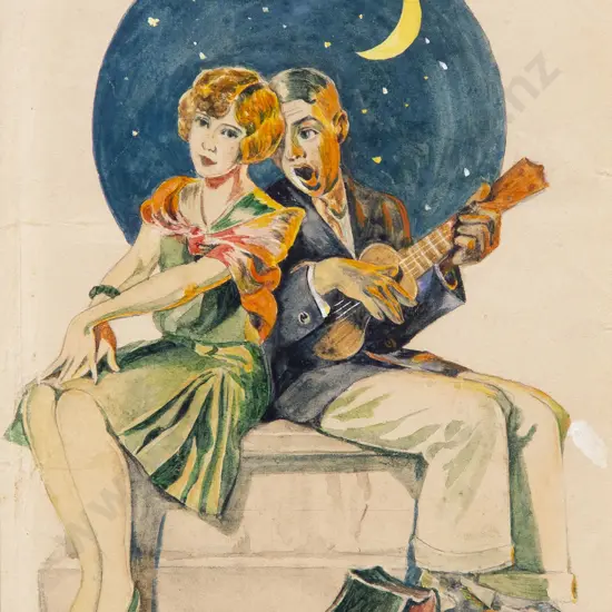 Peter McIntyre (1910 - 1995) After Norman Rockwell - Carefree Days Ahead