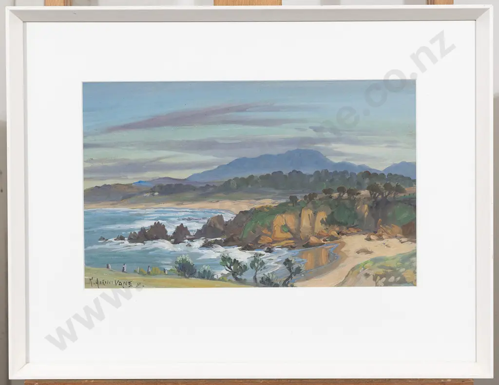 Kathleen Airini Vane (1891 - 1965) - Coastal Landscape Image 1++