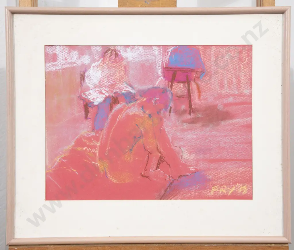 Patricia Fry (1924 - 2019) - Model Sitting Study Image 1++