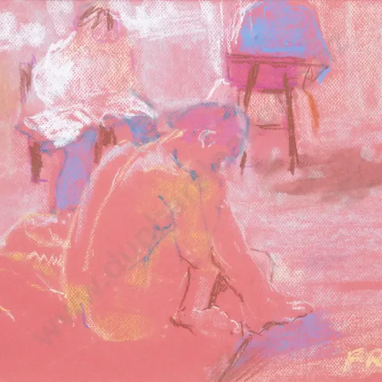 Patricia Fry (1924 - 2019) - Model Sitting Study