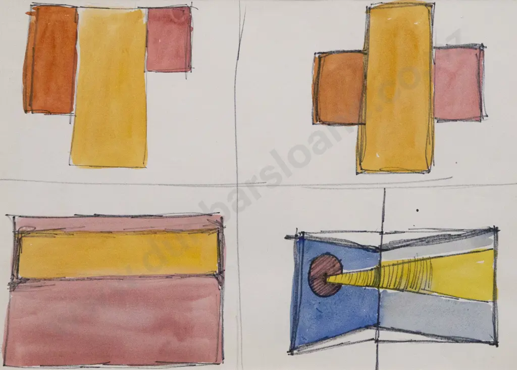 Norman Scott (1931 - 1978) - Watercolours (Pair) Image 1++