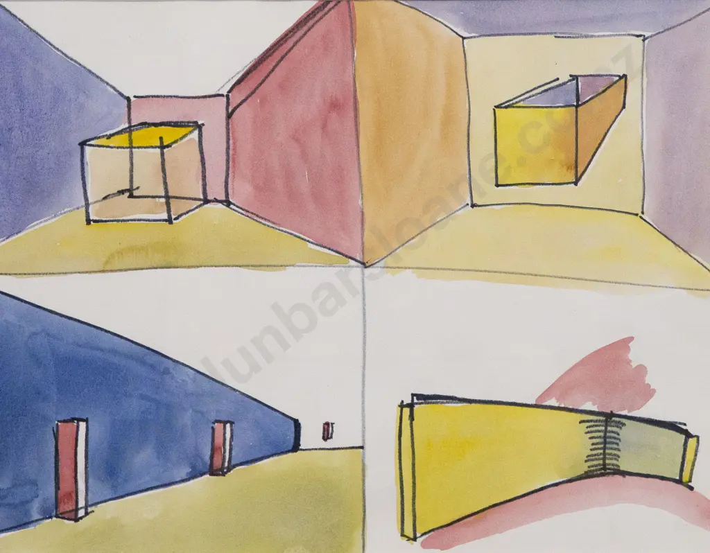 Norman Scott (1931 - 1978) - Watercolours (Pair) Image 1++