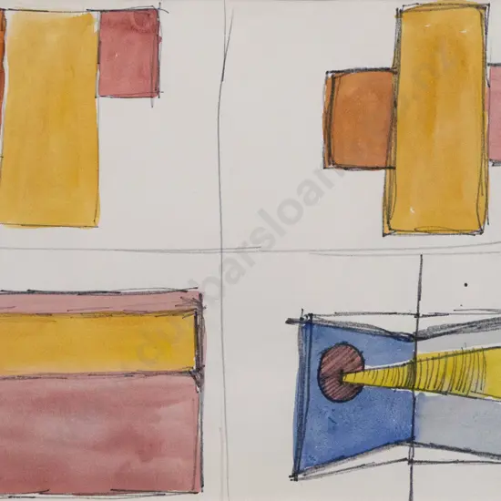 Norman Scott (1931 - 1978) - Watercolours (Pair)