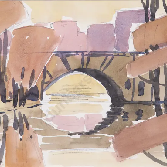 Norman Scott (1931 - 1978) - Bridge Study