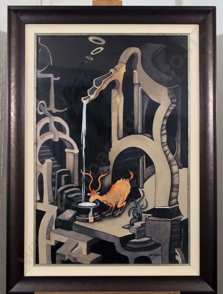 After Theodor Seuss Geisel (American 1904 - 1991) - The Stag at Eve Image 1++