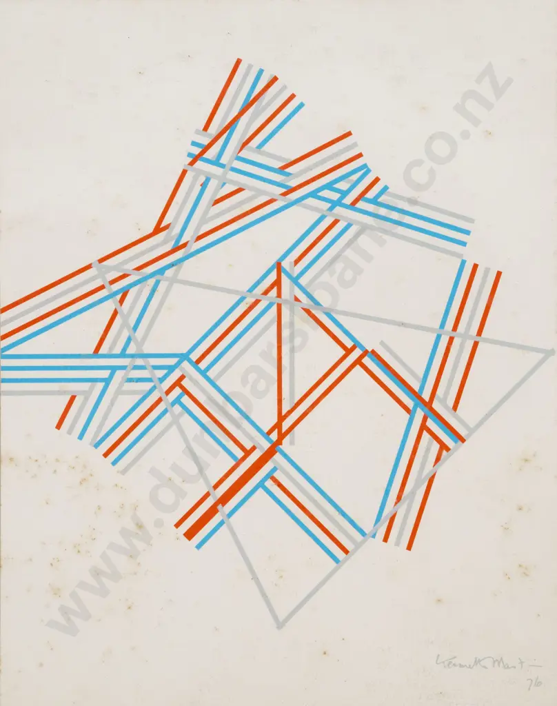 Kenneth Martin (1905 - 1984) - Untitled Abstraction (a/f) Image 1++