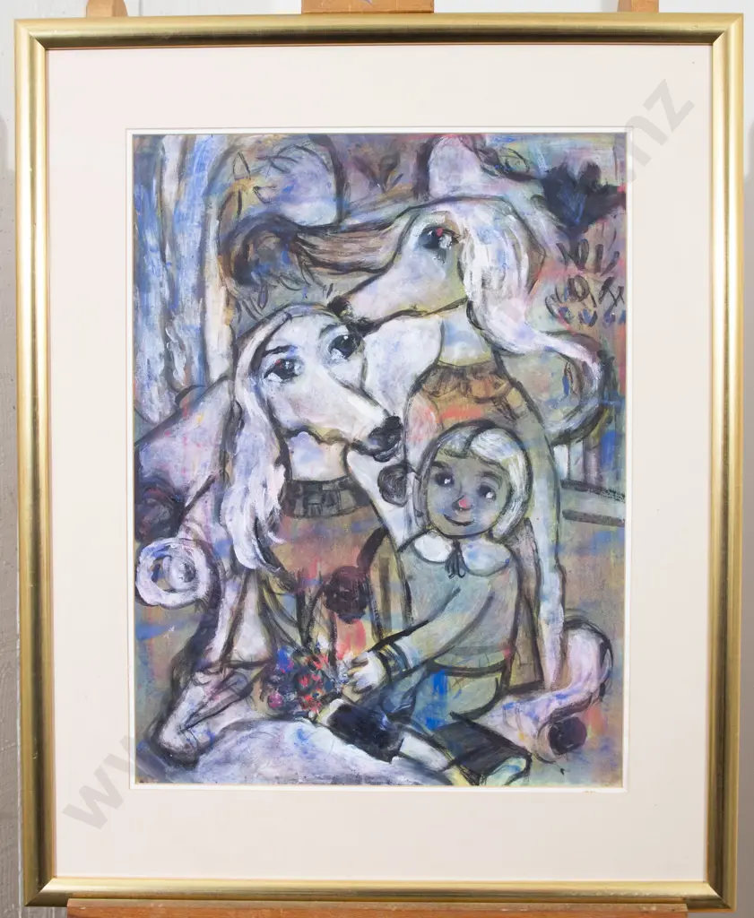 Ellinore Ginn (1915 - 1995) - Isalukis wit Raggedy Anne Image 1++