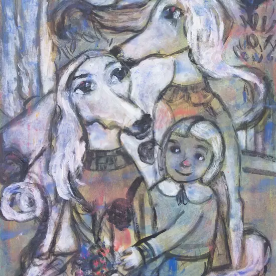 Ellinore Ginn (1915 - 1995) - Isalukis wit Raggedy Anne