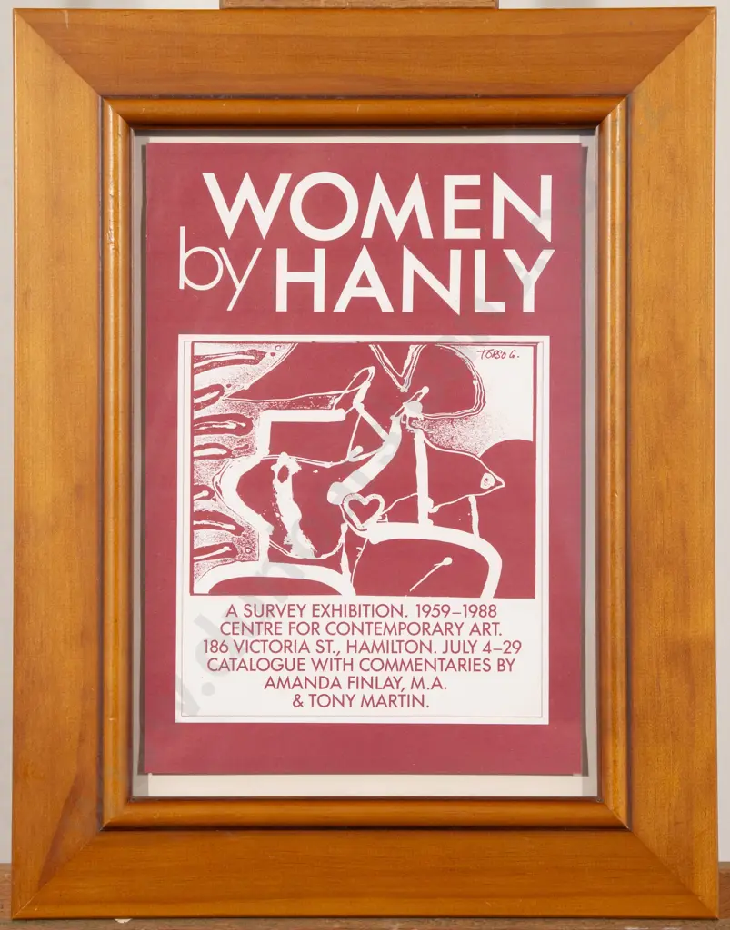 Pat Hanly Promotional Poster for 'Woman by Hanly' Image 1++