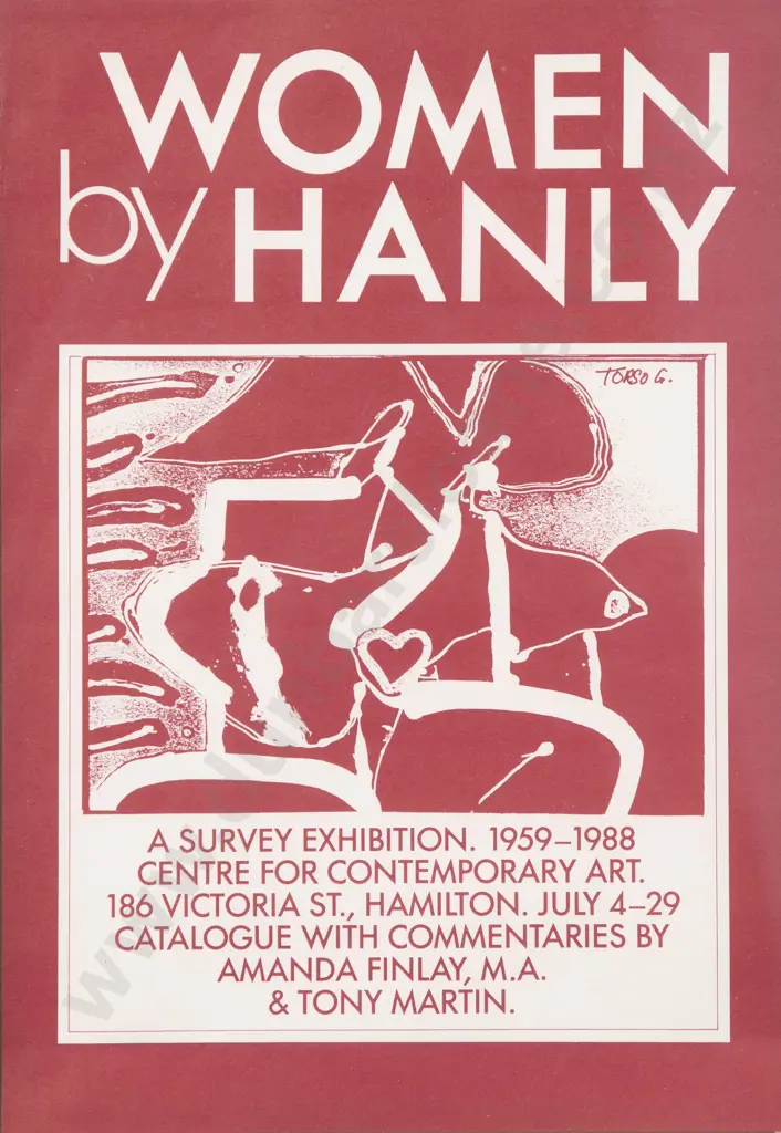 Pat Hanly Promotional Poster for 'Woman by Hanly' Image 1++
