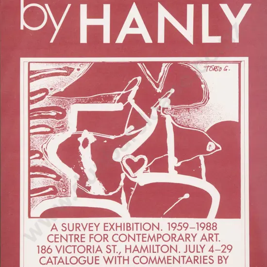 Pat Hanly Promotional Poster for 'Woman by Hanly'