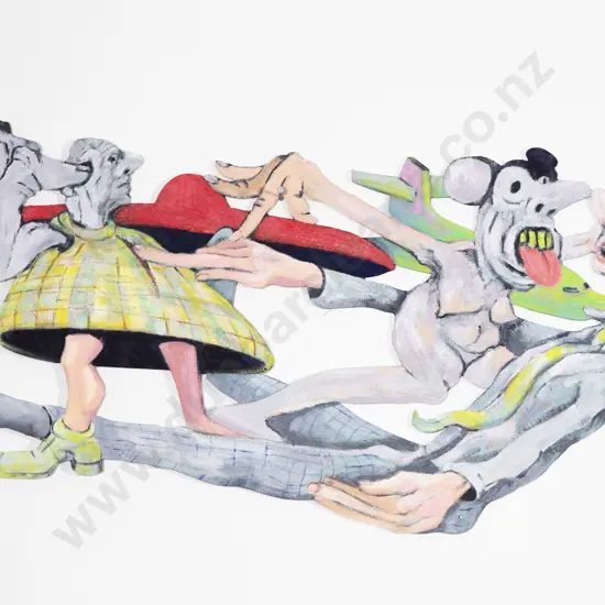 Rob McLeod (b 1948) - When the Aliens Come I