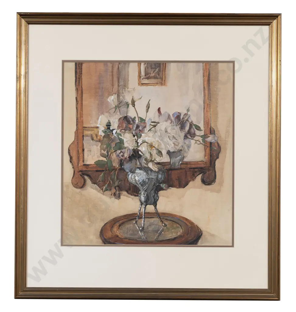 Maude Burge (1865 - 1957) - Still Life with Flowers Image 1++