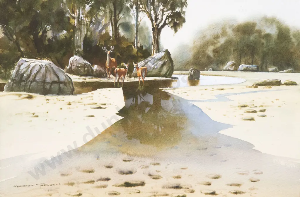 Garrick Tremain (b 1941) - Edge of the Bush Image 1++