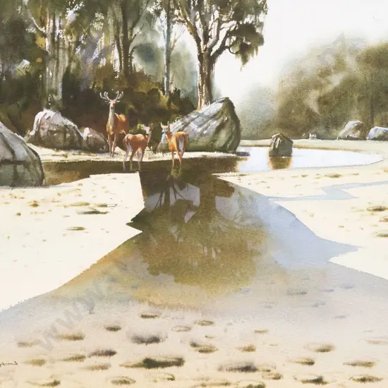 Garrick Tremain (b 1941) - Edge of the Bush