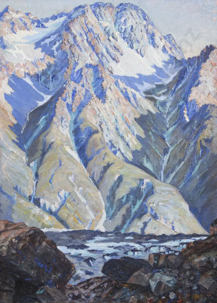 Duncan Darroch (1888 - 1967) - Mt Cook Image 1++