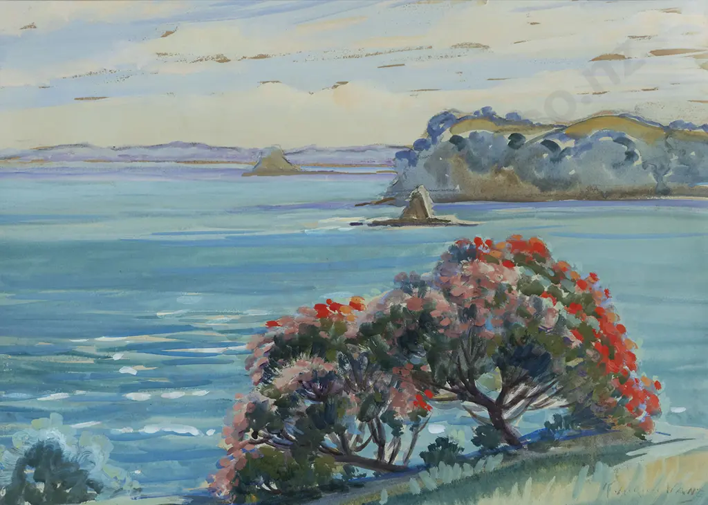 Kathleen Airini Vane (1891 - 1965) - Coastal Landscape Image 1++