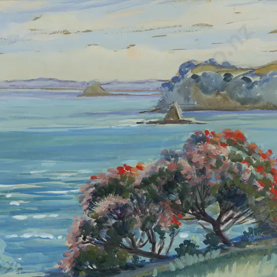Kathleen Airini Vane (1891 - 1965) - Coastal Landscape
