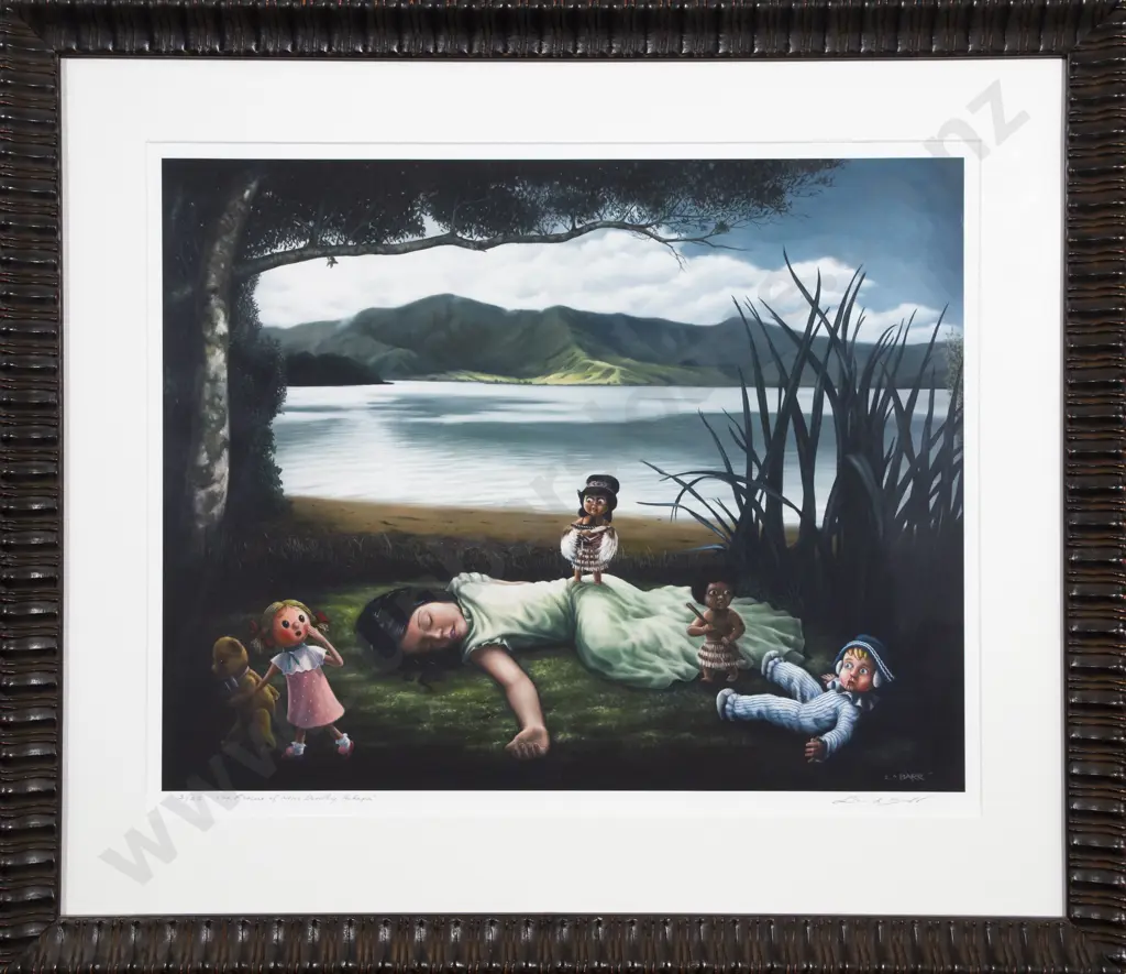 Liam Barr (b 1966) - The Rescue of Ms Dorothy Hohepa Image 1++