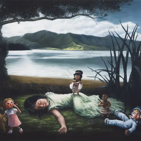 Liam Barr (b 1966) - The Rescue of Ms Dorothy Hohepa