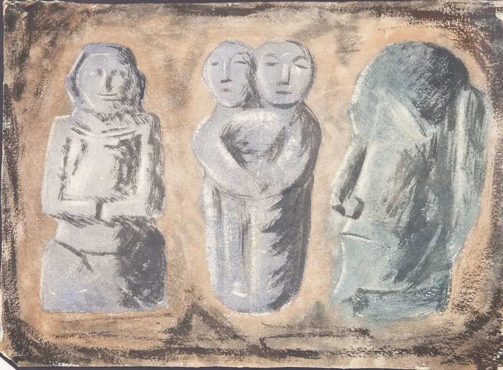 Geoffrey Fairburn (1905 - 1999) - Easter Island Image 1++