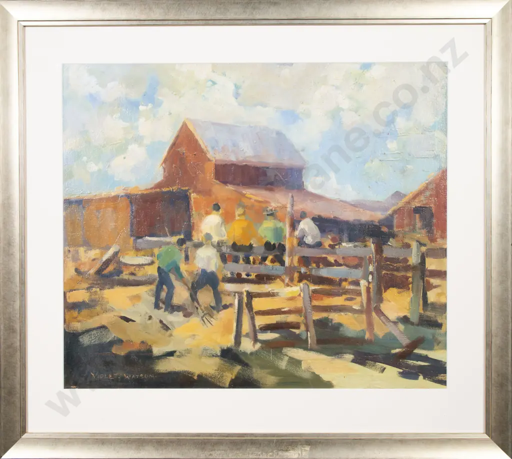 Violet Watson (1906 - 1992) - Rural Scene Image 1++