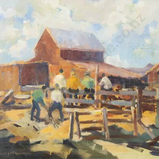 Violet Watson (1906 - 1992) - Rural Scene