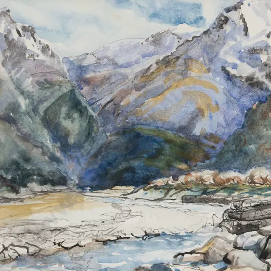 R Beaumont - Untitled Landscape