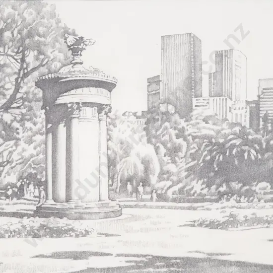 Owen Lee (1918 - 2003) - Three NZ Street Scenes