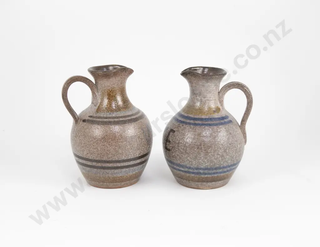 Pair Early Mirek Smisek Sauce & Vinegar Jugs Image 1++